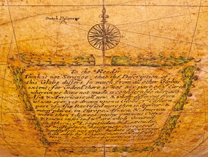 Early English Terrestrial Globe