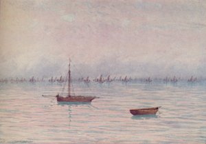 A Fishing Fleet, 1910 by William Biscombe Gardner