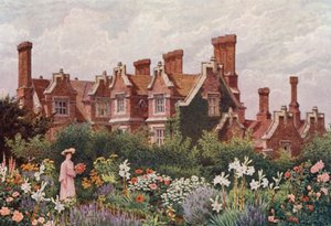 Hollingbourne Manor from the Upper Garden
