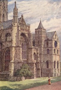 The South Side of the Cathedral, Canterbury by William Biscombe Gardner