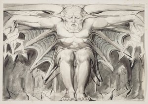 A Destroying Deity by William Blake