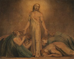 Christ Appearing to the Apostles After the Resurrection by William Blake