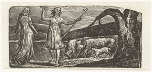 Colinet Departs in a Sad Mood by William Blake