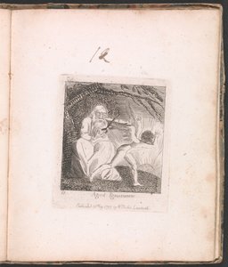 For Children. The Gates of Paradise, Plate 13, Aged Ignorance by William Blake