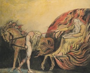 God Judging Adam, ca. 1795 by William Blake