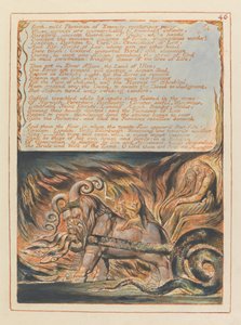 Jerusalem, Plate 46, Bath, Mild Physician by William Blake