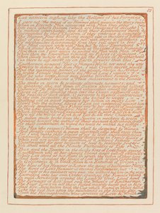 Jerusalem, Plate 88, Los answerd sighing by William Blake
