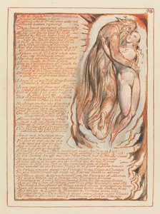 Jerusalem, Plate 96, As the Sun & Moon lead forward by William Blake
