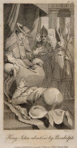 King John absolved by Pandulph After Henry Fuseli, 1798 by William Blake