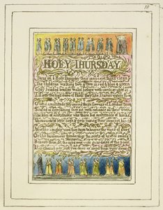Holy Thursday: Plate 18 from Songs of Innocence and of Experience (Copy R) by William Blake
