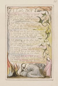 A Little Boy Lost: Plate 53 from Songs of Innocence and of Experience (copy R) c.1802-08 by William Blake
