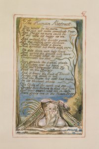 The Human Abstract: plate 47 from Songs of Innocence and of Experience (copy AA) by William Blake