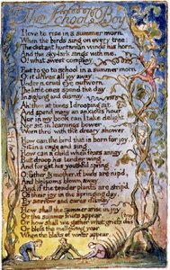The School Boy: plate 53 from Songs of Innocence and of Experience (copy AA) by William Blake