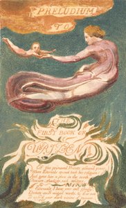 The First Book of Urizen, Plate 2, "Preludium to the Book of Urizen" (Bentley 2a) by William Blake