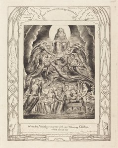 Satan Before the Throne of God by William Blake