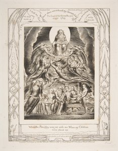 Satan Before the Throne of God, from Illustrations of the Book of Job by William Blake