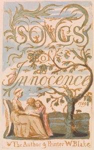 Songs of Innocence, Title Page (Plate 2) by William Blake