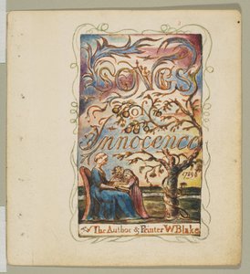 Songs of Innocence: Title Page, ca. 1825