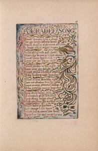 Songs of Innocence and of Experience, Plate 16, A Cradle Song (Bentley 16) by William Blake