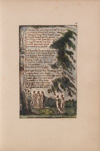 Songs of Innocence and of Experience, Plate 19, Night (Bentley 21)