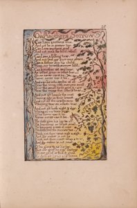 Songs of Innocence and of Experience, Plate 28, On Anothers Sorrow (Bentley 27) by William Blake