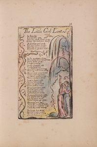 Songs of Innocence and of Experience, Plate 33, The Little Girl Lost (Bentley 34) by William Blake