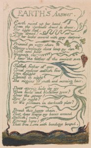 Songs of Innocence and of Experience, Plate 35, "Earth