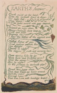 Songs of Innocence and of Experience, Plate 35, Earth