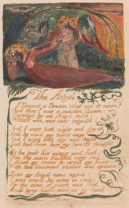 Songs of Innocence and of Experience, Plate 40, "The Angel" (Bentley 41) by William Blake