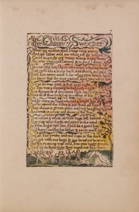 Songs of Innocence and of Experience, Plate 7, The Chimney Sweeper (Bentley 12) by William Blake