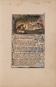 Songs of Innocence and of Experience, Plate 8, The Little Black Boy (Bentley 9) by William Blake