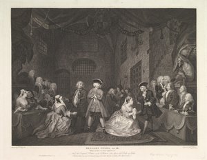 The Beggars Opera, Act III by William Blake