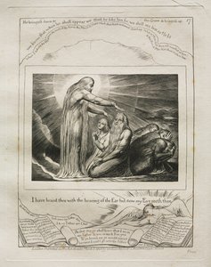 The Book of Job: Pl. 17, I have heard thee with the hearing of the Ear but now my Eye seeth thee