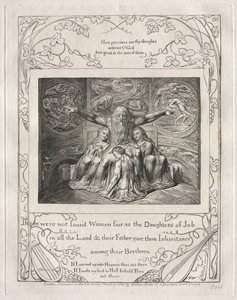 The Book of Job: There were not found Women fair as the Daughters of Job by William Blake