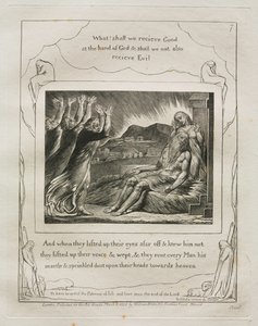 The Book of Job: Plate 7 by William Blake