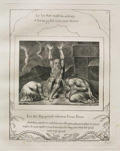 The Book of Job: Pl. 8, Let the Day perish wherein I was Born