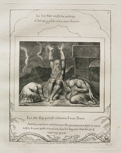 The Book of Job: Pl. 8, Let the Day perish wherein I was Born