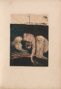The First Book of Urizen, Plate 20, Thus the Eternal Prophet Was Divided.... (Bentley 15)