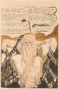 The First Book of Urizen, Plate 25, "They lived a period of years . . . ." (Bentley 28) by William Blake