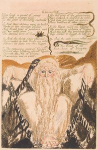 The First Book of Urizen, Plate 25, They lived a period of years... (Bentley 28) by William Blake