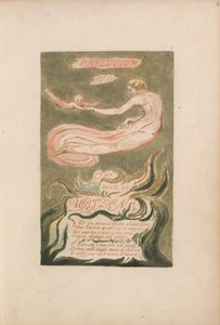 The First Book of Urizen, Plate 2, Preludium to the Book of Urizen (Bentley 2) by William Blake