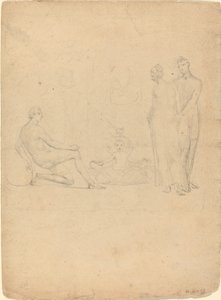 The Infant Hercules Throttling the Serpents by William Blake
