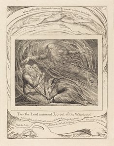 The Lord Answering Job out of the Whirlwind by William Blake