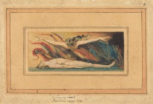 The Soul Hovering Over the Body (from Marriage of Heaven and Hell, plate 14) by William Blake