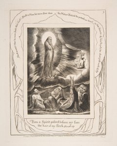 The Vision of Eliphaz from Illustrations of the Book of Job by William Blake