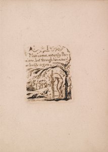 There Is No Natural Religion, Plate 3, I Man Cannot Naturally (Bentley a4) by William Blake