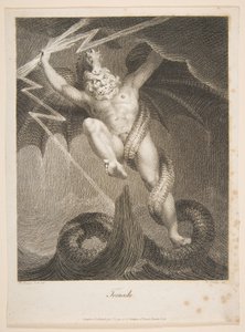Tornado-Zeus Battling Typhon Erasmus Darwin, The Botanic Garden by William Blake