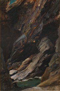 Rocks at Tintagel by William Blake Richmond