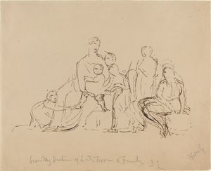 Lady Torrens and Family by William Blake after John Linnell