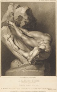 A Falling Giant by William Bond after William Hilton I after Thomas Banks